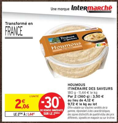 HOUMOUS ITINÉRAIRE DES SAVEURS