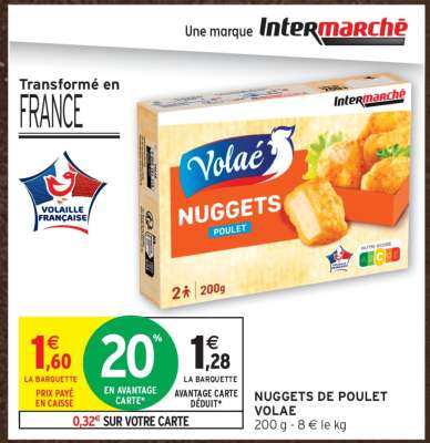 NUGGETS DE POULET VOLAE