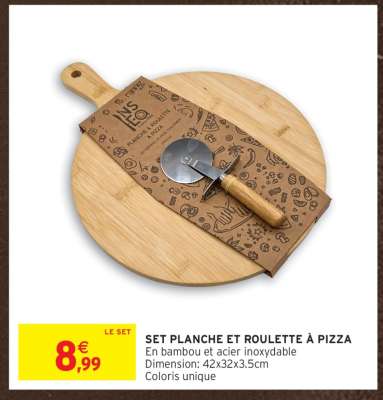 Set Planche et Roulette à Pizza
