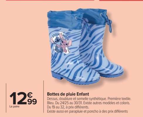 Bottes de Pluie Enfant