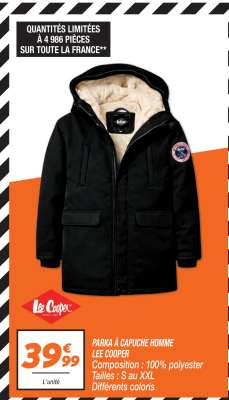 PARKA À CAPUCHE HOMME