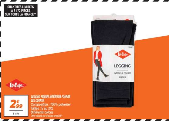 LEGGING FEMME INTÉRIEUR FOURRÉ