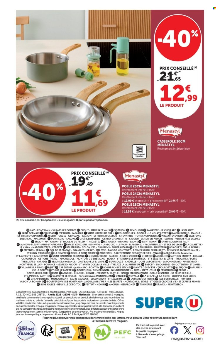 Catalogue SUPER U - 06.10.2026 - 18.10.2026. Page 16