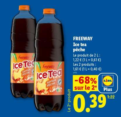 FREEWAY Ice tea pêche