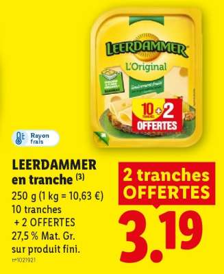 LEERDAMMER en tranche