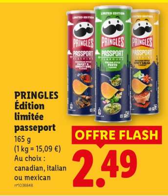 PRINGLES Édition limitée passeport