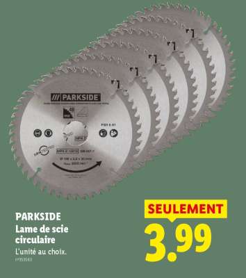 PARKSIDE Lame de scie circulaire