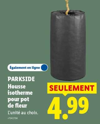 PARKSIDE Housse isotherme pour pot de fleur