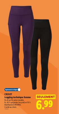CRIVIT Legging technique femme