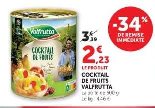 COCKTAIL DE FRUITS VALFRUTTA