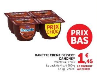 DANETTE CREME DESSERT DANONE