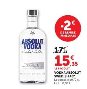 VODKA ABSOLUT SWEDISH 40°