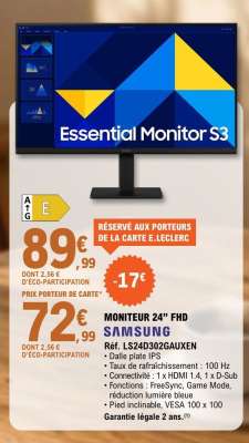 MONITEUR 24” FHD SAMSUNG