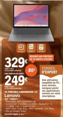 PC PORTABLE CHROMEBOOK 14" Lenovo