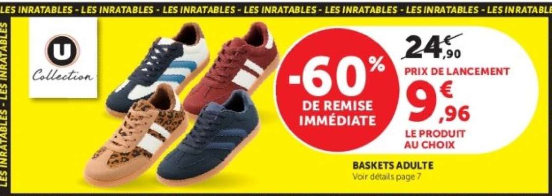 Baskets adulte