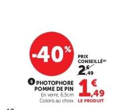 PHOTOPHORE POMME DE PIN