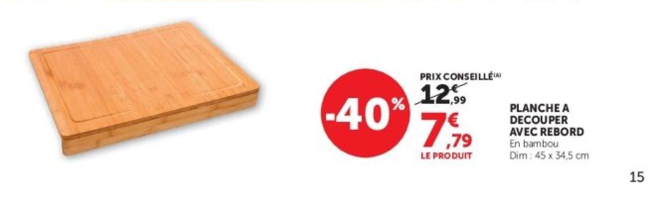PLANCHE A DECOUPER AVEC REBORD