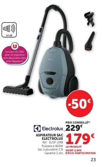 ASPIRATEUR SAC ELECTROLUX