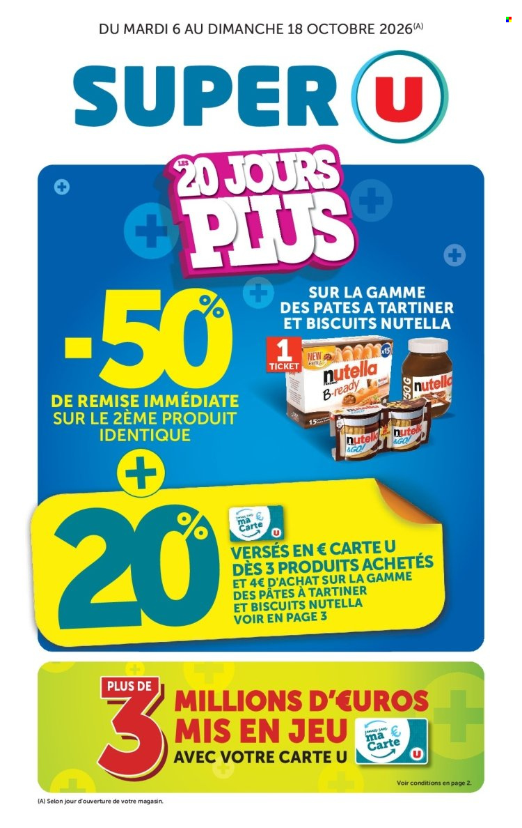 Catalogue SUPER U - 06.10.2026 - 18.10.2026. Page 1