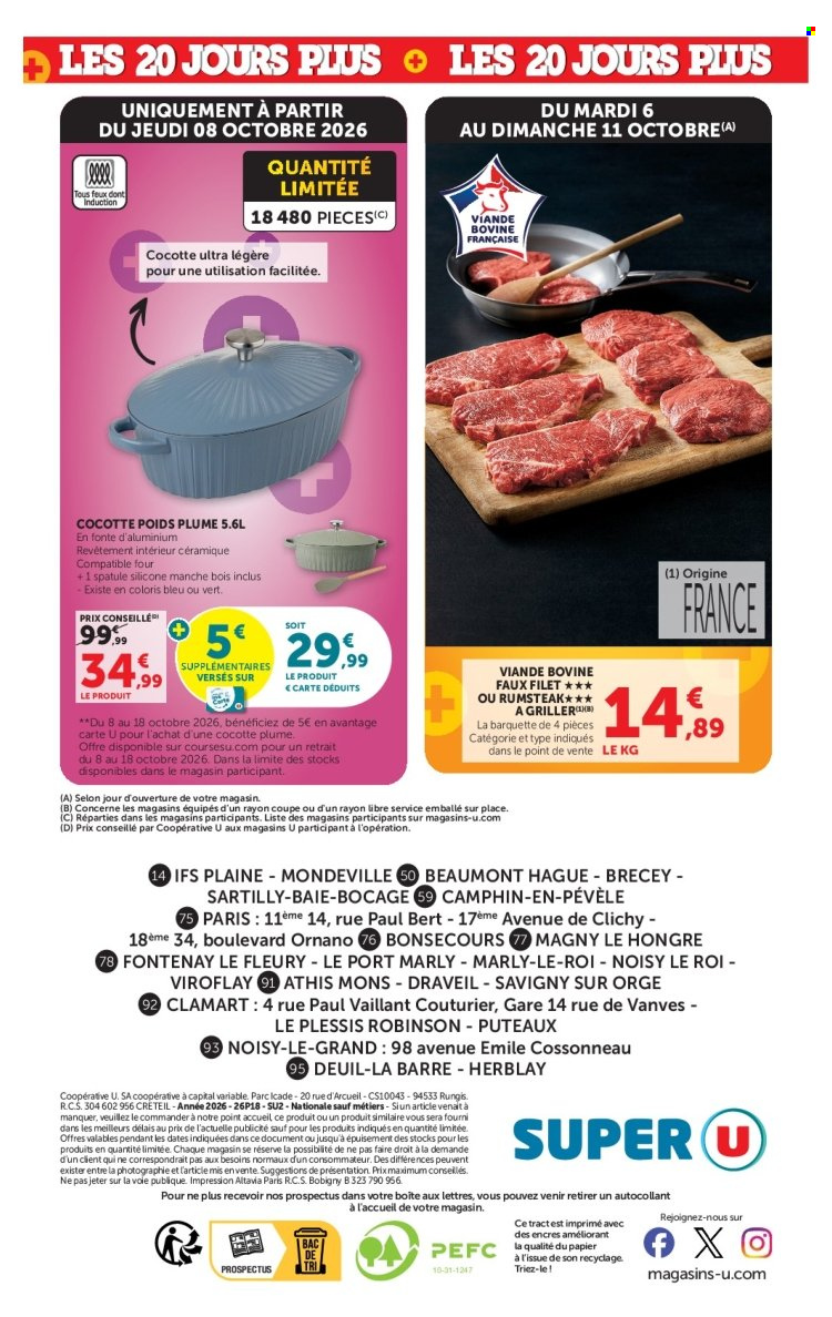 Catalogue SUPER U - 06.10.2026 - 18.10.2026. Page 36
