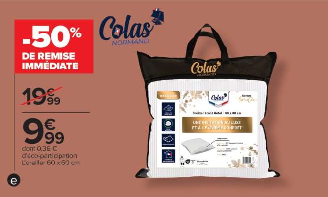 Oreiller Colas Normand