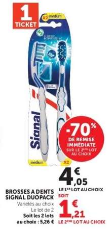 Brosses à dents Signal Duopack