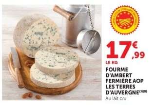 FOURME D'AMBERT FERMIÈRE AOP LES TERRES D'AUVERGNE