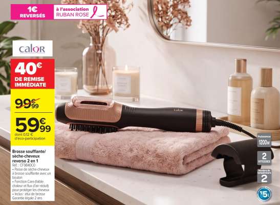Brosse soufflante/ sèche-cheveux