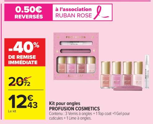 Kit pour ongles PROFUSION COSMETICS