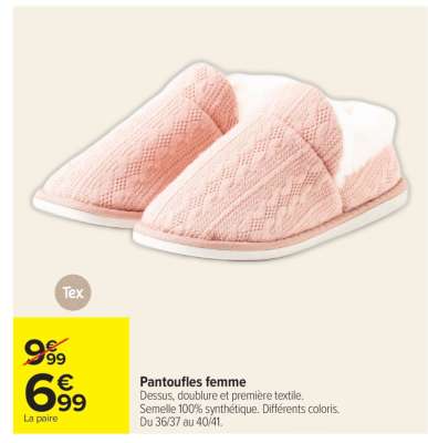 Pantoufles femme