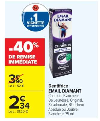 Dentifrice Email Diamant