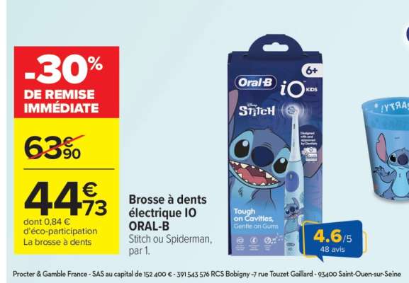 Brosse à dents électrique IO ORAL B