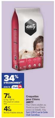 Croquettes pour Chiens AMITY