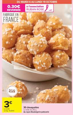 30 chouquettes