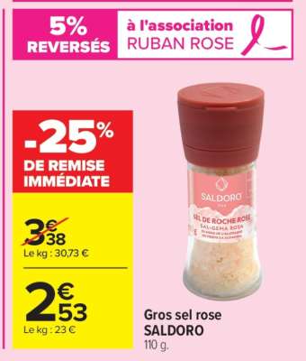 Gros sel rose SALDORO