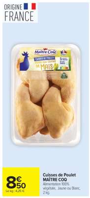 Cuisses de Poulet MAÎTRE COQ