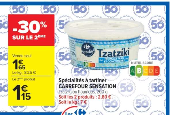 CARREFOUR SENSATION Tzatziki