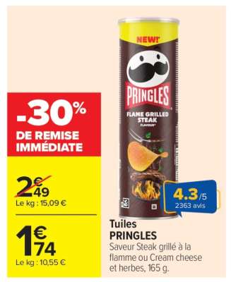 Tuiles Pringles