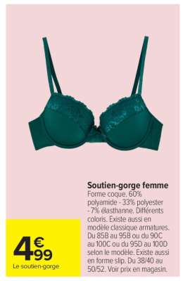 Soutien-gorge femme