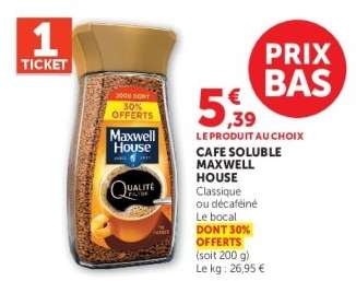 Café Soluble Maxwell House