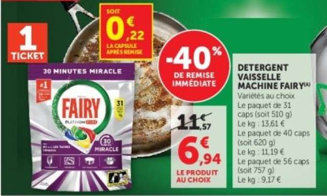Detergent Vaisselle Machine Fairy