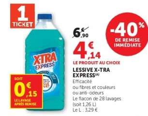 LESSIVE "X-TRA EXPRESS"