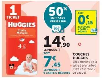 Couches HUGGIES