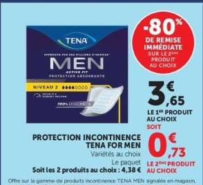 PROTECTION INCONTINENCE TENA FOR MEN