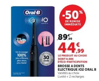 Brosse à dents électrique IO2 Oral B