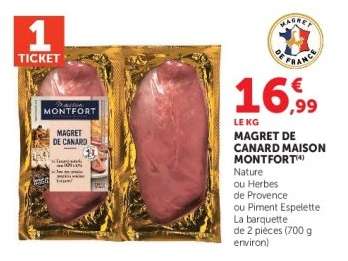 MAGRET DE CANARD 'MAISON MONTFORT'