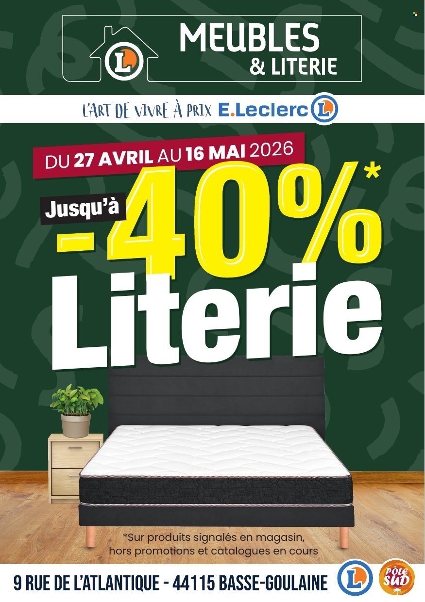 Catalogue E.Leclerc - 05.10.2026 - 17.10.2026. Page 1