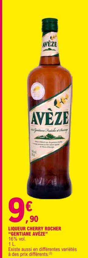 LIQUEUR CHERRY ROCHER "GENTIANE AVÈZE"