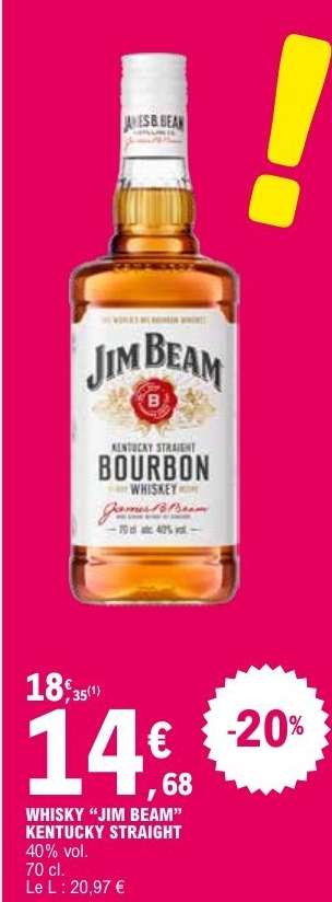 WHISKY “JIM BEAM” KENTUCKY STRAIGHT