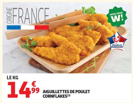 AIGUILLETTES DE POULET CORNFLAKES
